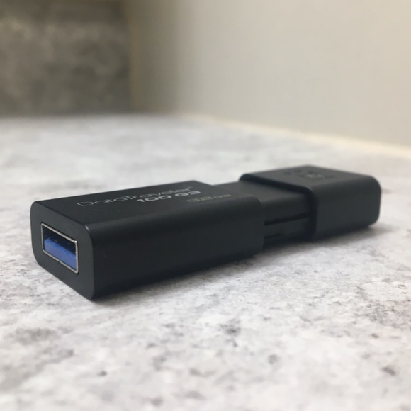 Kingston (DataTraveler 100 G3) 32GB USB 3.0 Flash Drive - Picture 2 of 5